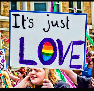 Image of sign saying It's just love Image of sign saying It's just love