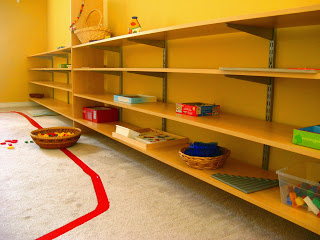 Image of Montessori shelving Image of Montessori shelving